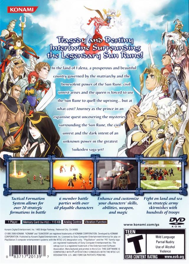 Suikoden V - (PS2) PlayStation 2 [Pre-Owned] Video Games Konami   