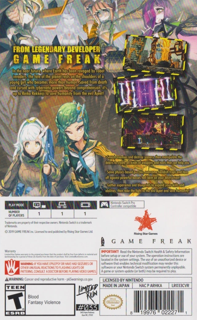Giga Wrecker Alt. Collector's Edition (Limited Run #033) - (NSW) Nintendo Switch Video Games Limited Run Games   