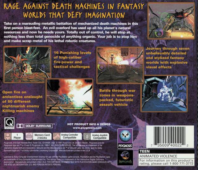 Shadow Master - (PS1) PlayStation 1 Video Games Psygnosis   