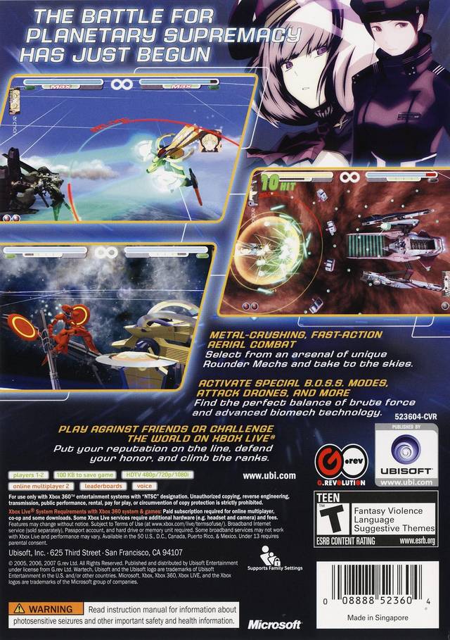 WarTech: Senko no Ronde - Xbox 360 Video Games Ubisoft   