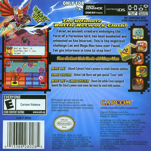 Mega Man Battle Network 6: Cybeast Falzar - (GBA) Game Boy Advance [Pre-Owned] Video Games Capcom   