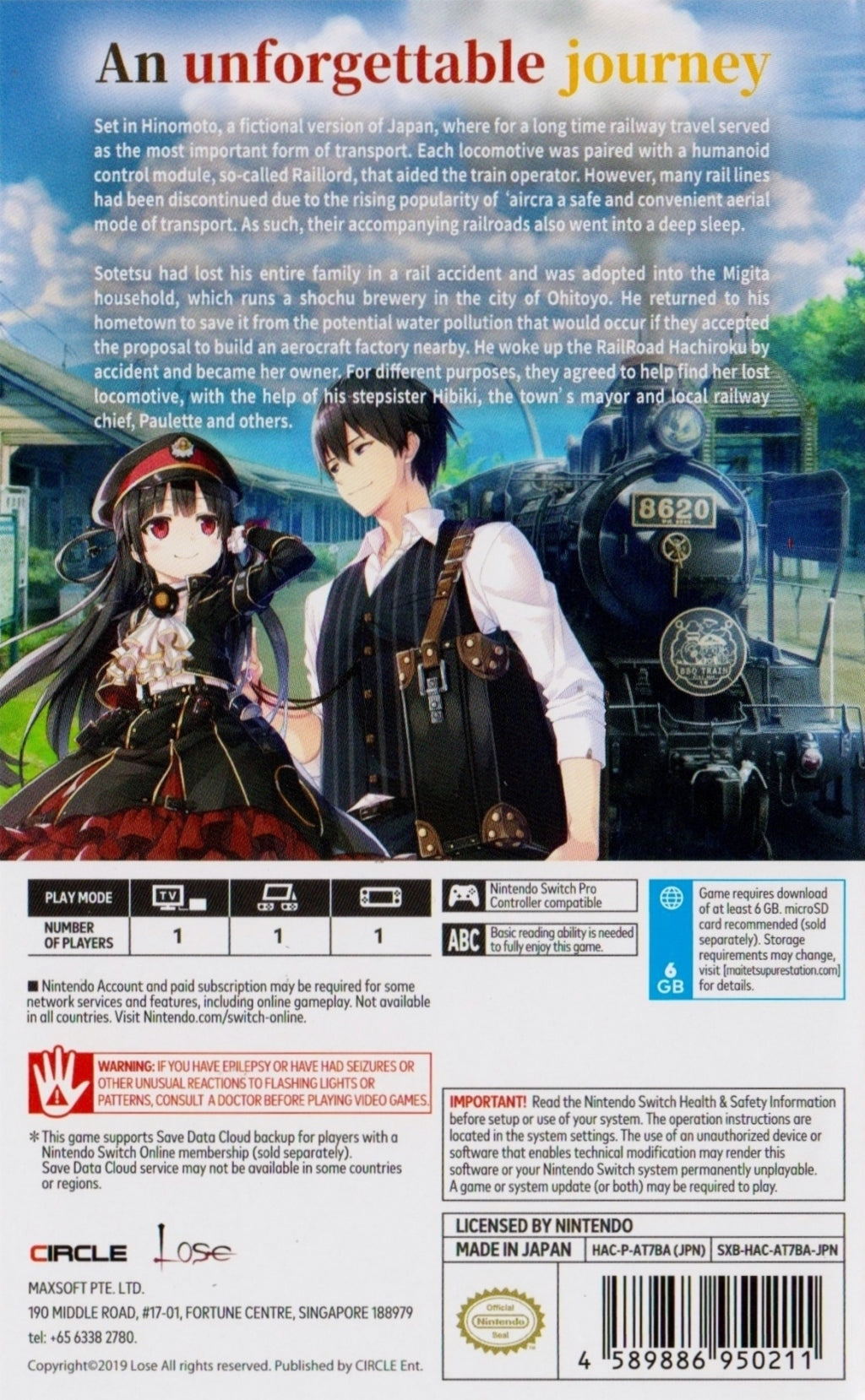 Maitetsu: PureStation - (NSW) Nintendo Switch (Japanese Import) Video Games Circle Entertainment   