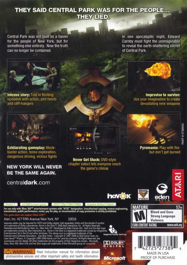 Alone in the Dark - Xbox 360*** | J&L Game