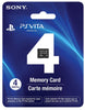 SONY 4GB Memory Card - (PSV) PlayStation Vita Accessories PlayStation   