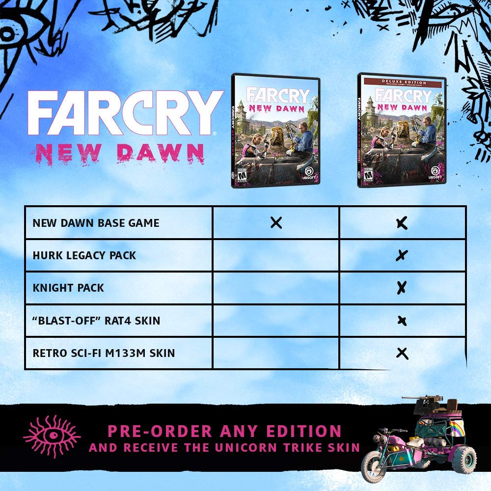 Far Cry New Dawn - (PS4) PlayStation 4 Video Games Ubisoft   