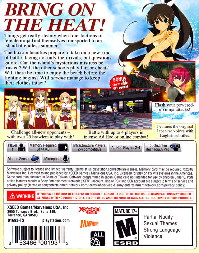 Senran Kagura Estival Versus - (PSV) PlayStation Vita [Pre-Owned] Video Games J&L Video Games New York City   