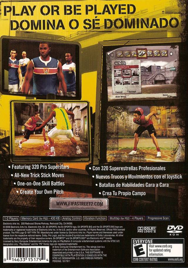 FIFA Street 2 - (PS2) PlayStation 2 [Pre-Owned] Video Games EA Sports Big   