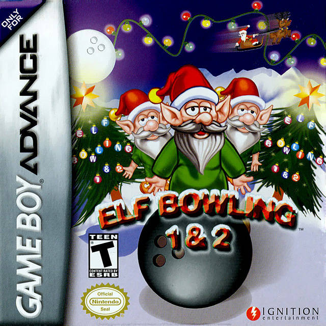 Elf Bowling 1 & 2 - (GBA) Game Boy Advance Video Games Ignition Entertainment   