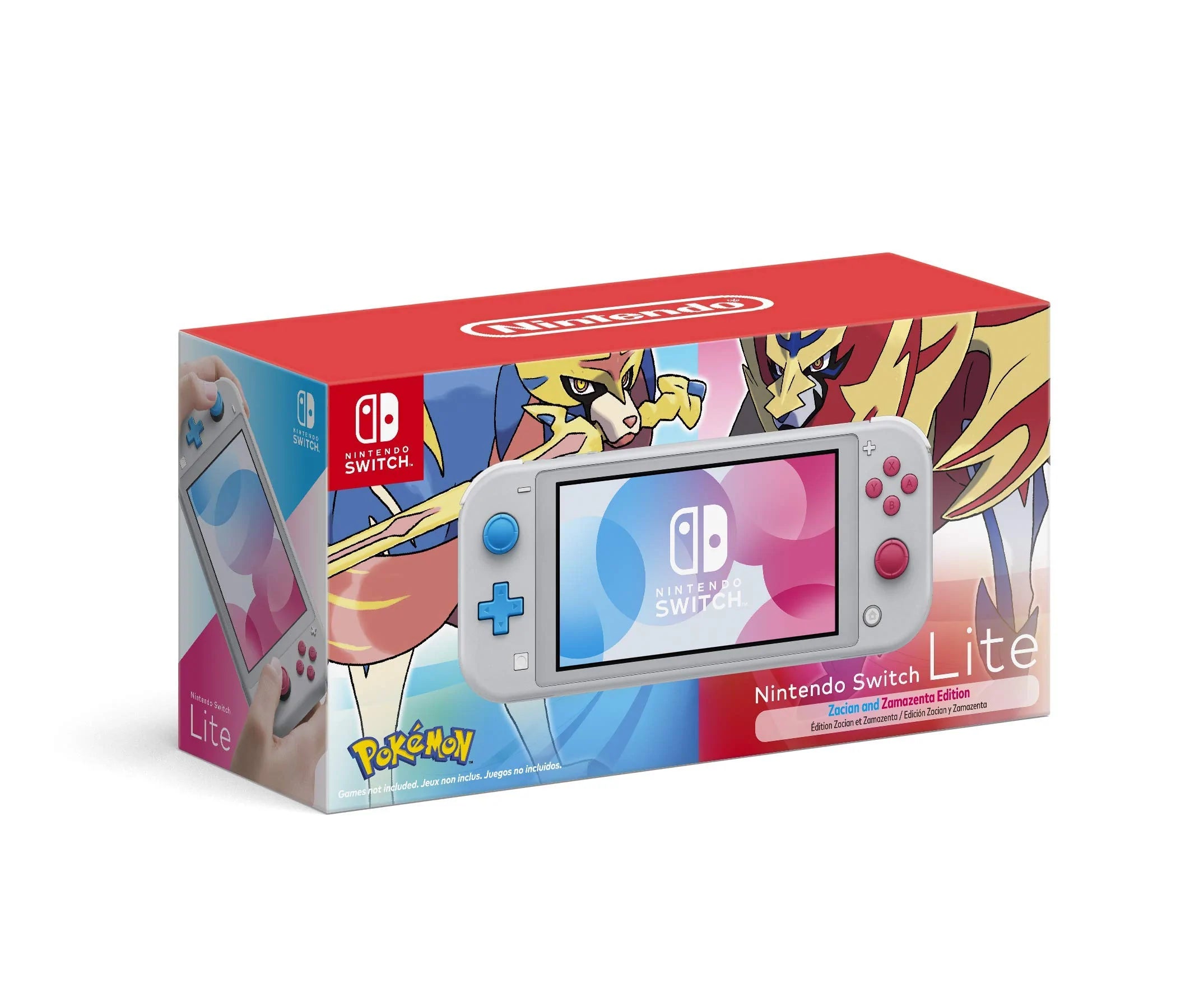 Nintendo Switch Lite (Zacian and Zamazenta Edition) - (NSW Nintendo Switch Lite (Zacian and Zamazenta Edition) - (NSW