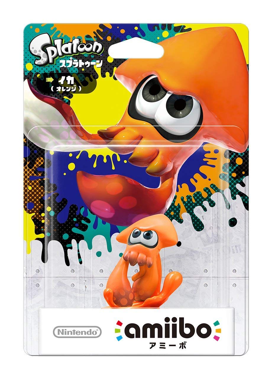 Inkling Squid (Orange) (Splatoon series) - Nintendo WiiU Amiibo (Japanese Import) Amiibo Nintendo   