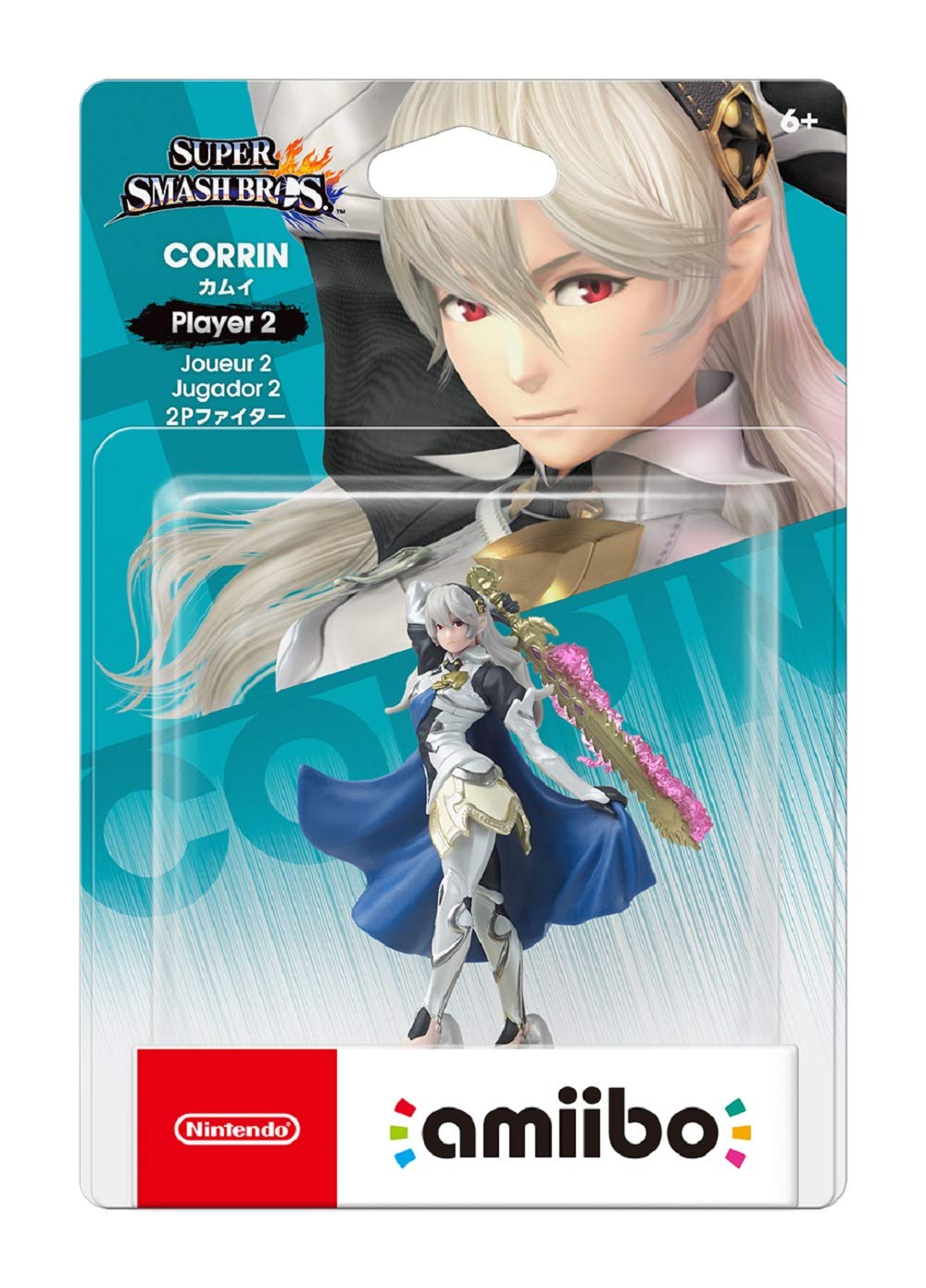 Corrin Player 2 (Super Smash Bros. series) - Nintendo WiiU Amiibo (Japanese Import) Amiibo Nintendo   