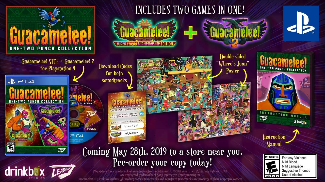 Guacamelee! One-Two Punch Collection - (PS4) PlayStation 4 Video Games Leadman Games   