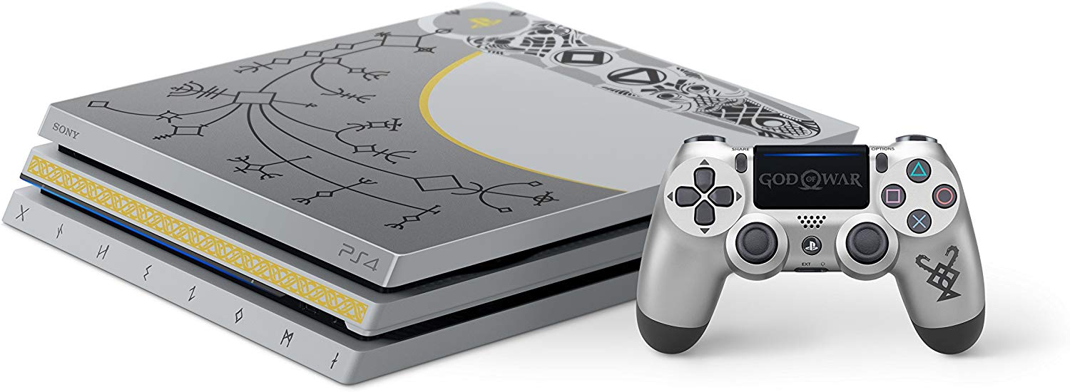 Sony PlayStation 4 Pro 1TB Limited Edition Console - God of War Bundle (US) - (PS4) Playstation 4 Consoles Sony   