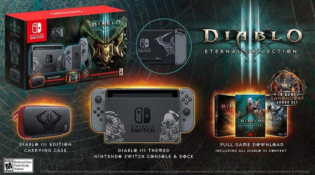 Nintendo Switch Diablo III Holiday Collection Bundle Nintendo