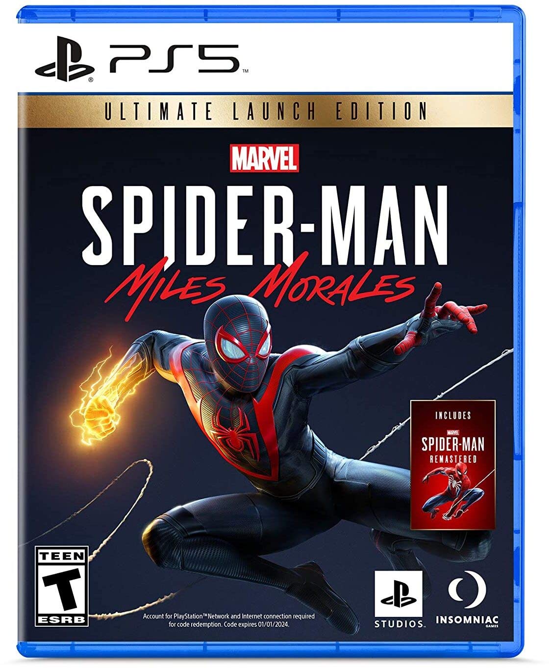 Marvel's Spider-Man: Miles Morales Ultimate Launch Edition – (PS5) PlayStation 5 [Pre-Owned] Video Games PlayStation   