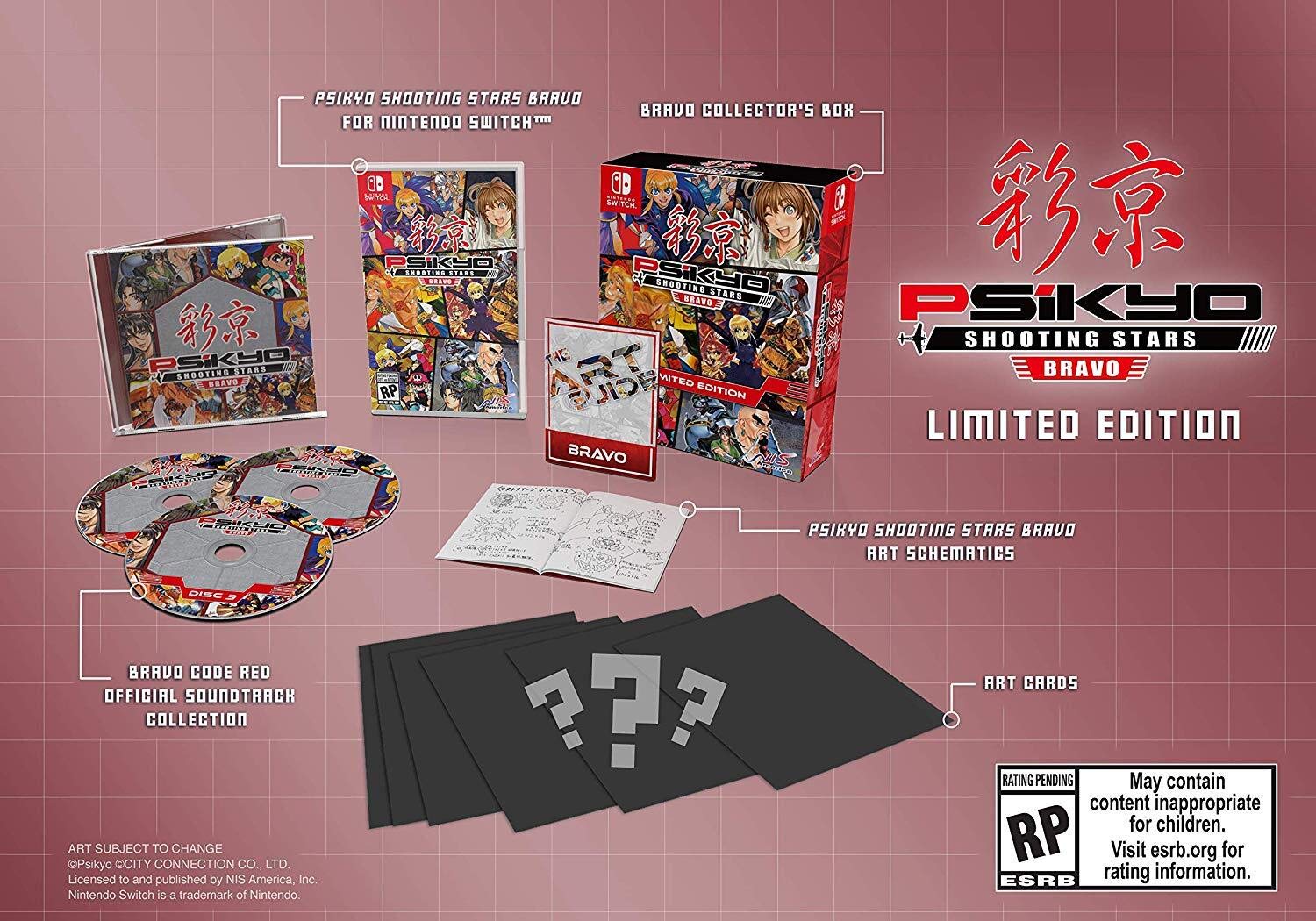 Psikyo Shooting Stars BRAVO: Limited Edition - Nintendo Switch Video Games NIS America   