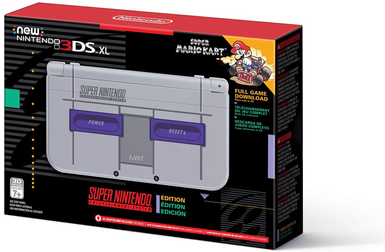 New Nintendo 3DS XL Console (Super NES Edition + Super Mario Kart) - Nintendo 3DS Consoles Nintendo   
