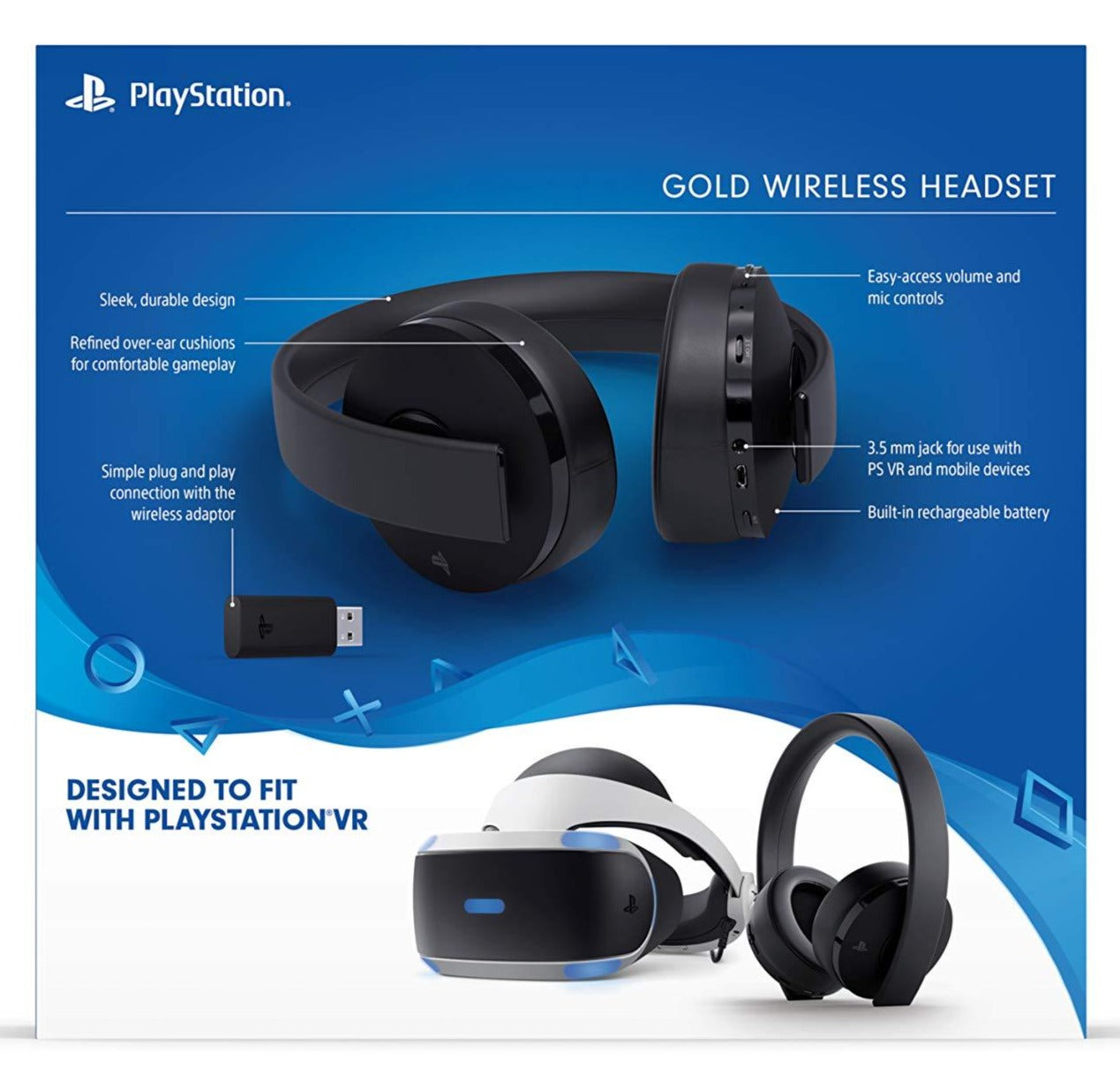 SONY PlayStation 4 Gold Wireless Headset Fortnite - (PS4) PlayStation 4 Accessories Sony   
