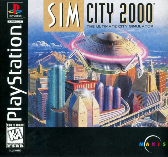 SimCity 2000 - (PS1) PlayStation 1 [Pre-Owned] Video Games Maxis   