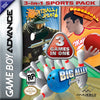3-in-1 Sports Pack: Paintball Splat! / Dodgeball Dodge This! / Big Alley Bowling - (GBA) Game Boy Advance [Pre-Owned] Video Games Majesco   