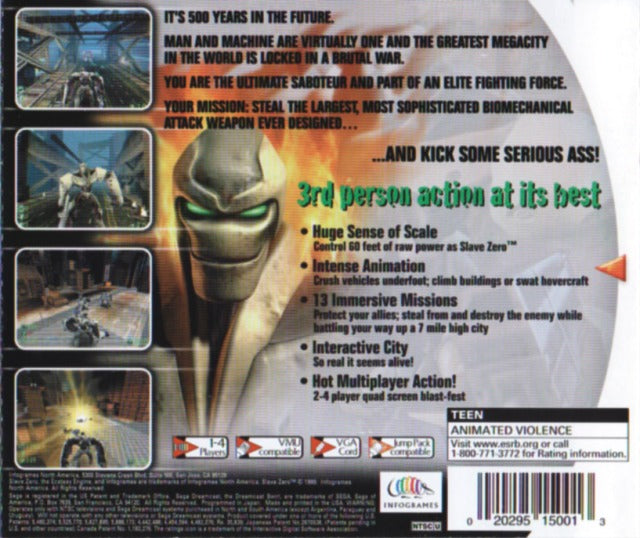 Slave Zero - (DC) SEGA Dreamcast [Pre-Owned] Video Games Infogrames   
