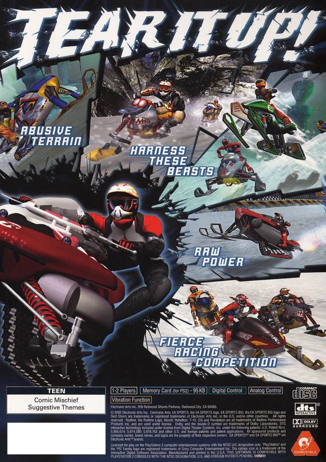 Sled Storm - (PS2) PlayStation 2 [Pre-Owned] Video Games EA Sports Big   