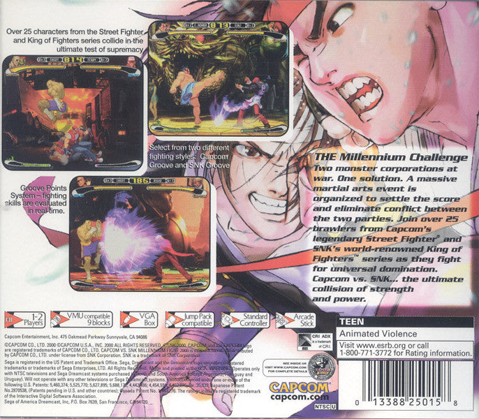 Capcom vs. SNK - (DC) SEGA Dreamcast  [Pre-Owned] Video Games Capcom   