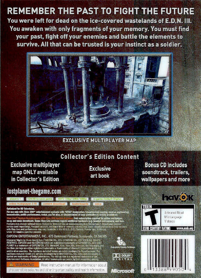 Lost Planet: Extreme Condition (Collector's Edition) - Xbox 360 [Pre-Owned] Video Games Capcom   