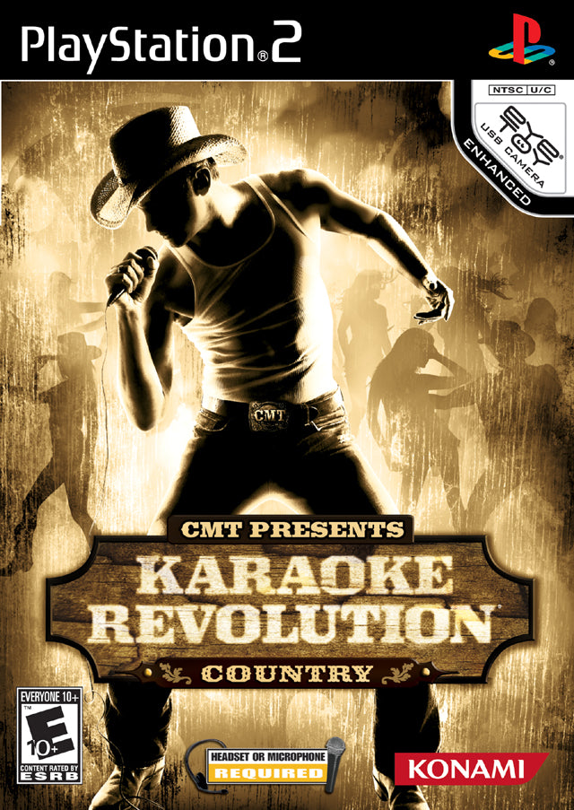 Karaoke Revolution Country - (PS2) PlayStation 2 [Pre-Owned] Video Games Konami   