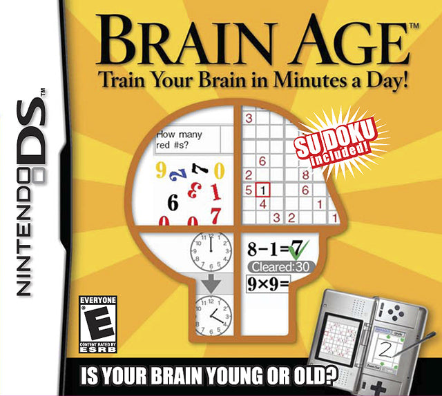 Brain Age: Train Your Brain in Minutes a Day! - (NDS) Nintendo DS [Pre-Owned] Video Games Nintendo   