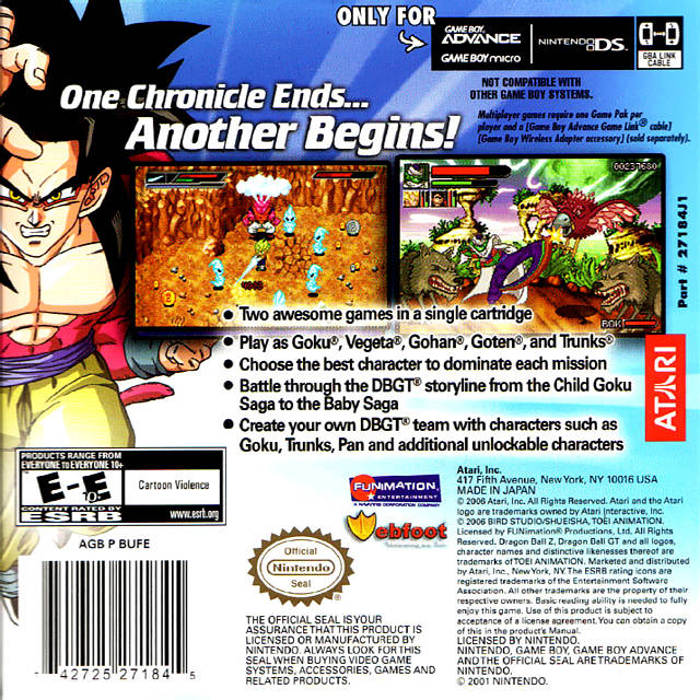Dragon Ball Z: Buu's Fury / Dragon Ball GT: Transformation