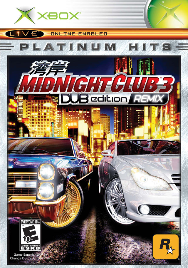 Midnight Club 3: DUB Edition Remix (Platinum Hits) - (XB) Xbox [Pre-Owned] Video Games Rockstar Games   