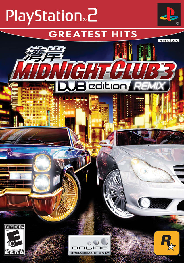 Midnight Club 3: DUB Edition Remix (Greatest Hits) - (PS2) PlayStation 2 [Pre-Owned] Video Games Rockstar Games   