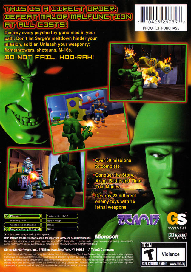 Army Men: Major Malfunction - (XB) Xbox [Pre-Owned] Video Games Global Star Software   