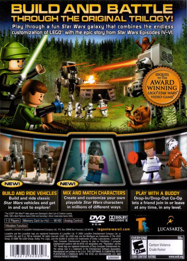LEGO Star Wars II: The Original Trilogy - (PS2) PlayStation 2 [Pre-Owned] Video Games LucasArts   