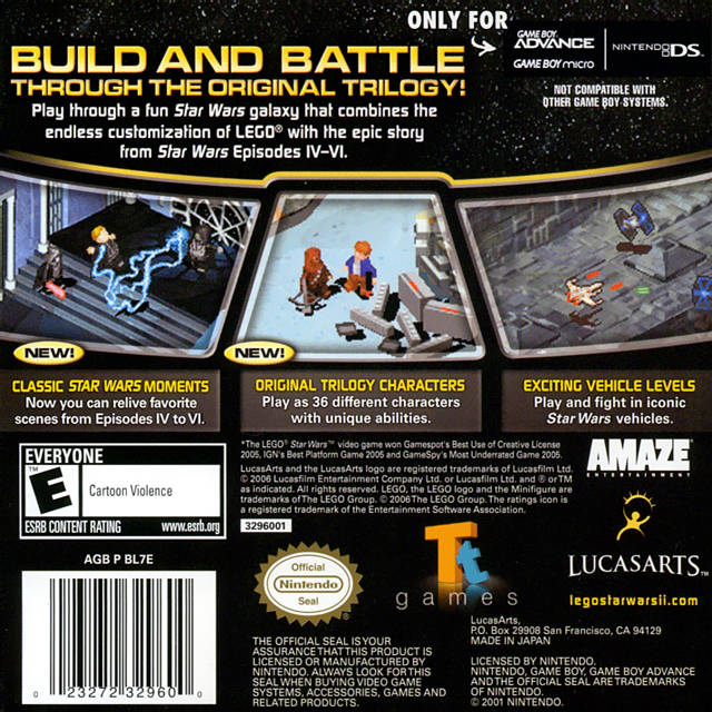 LEGO Star Wars II: The Original Trilogy - (GBA) Game Boy Advance [Pre-Owned] Video Games LucasArts   