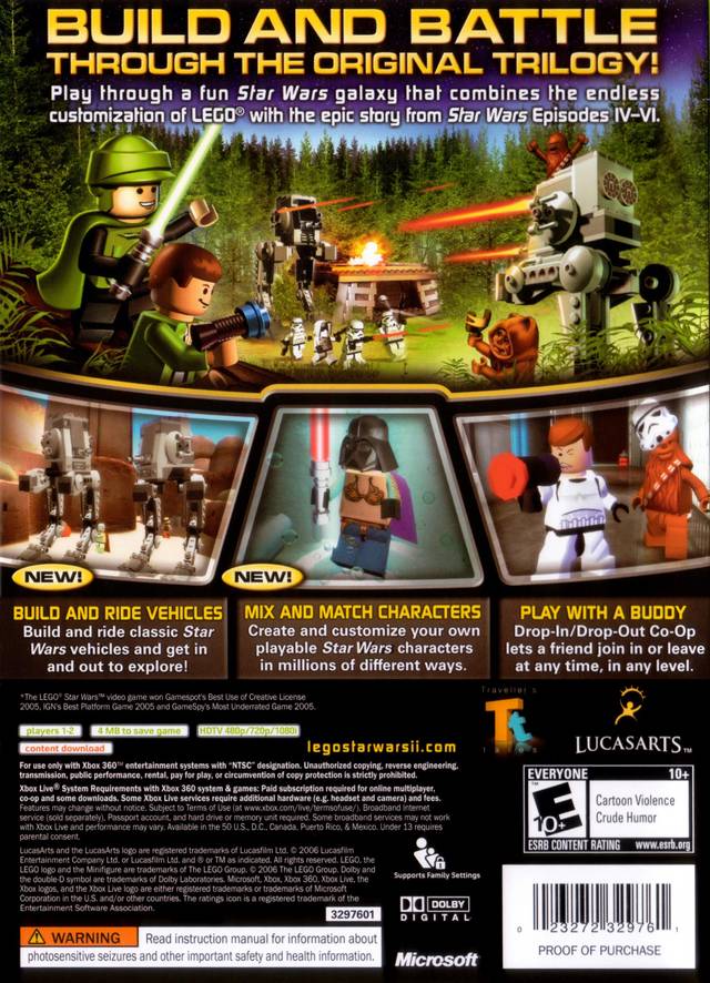 LEGO Star Wars II: The Original Trilogy - Xbox 360 Video Games LucasArts   
