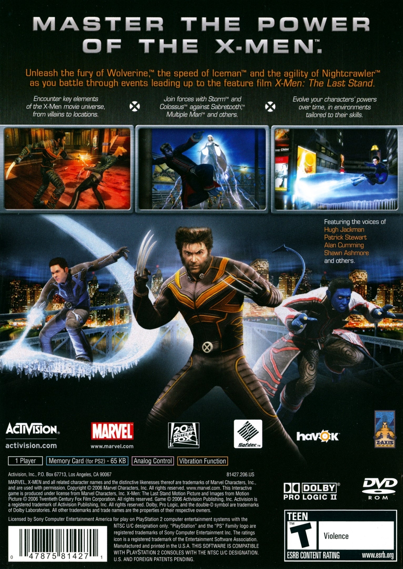 X-Men: The Official Game - (PS2) PlayStation 2 [Pre-Owned] Video Games Activision   