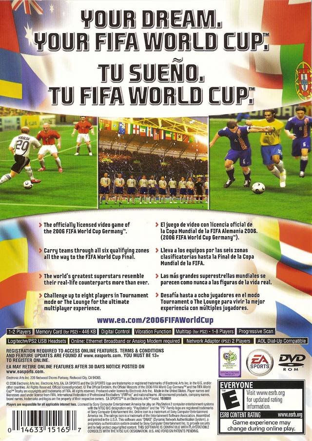 FIFA World Cup: Germany 2006 - (PS2) PlayStation 2 [Pre-Owned] Video Games Electronic Arts   