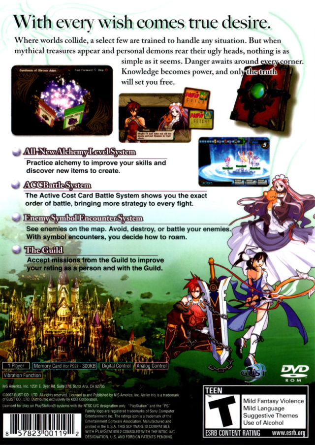 Atelier Iris 3: Grand Phantasm - (PS2) PlayStation 2 [Pre-Owned] Video Games Gust   