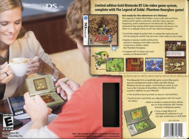The Legend of Zelda: Phantom Hourglass (Special Edition Zelda Triforce DS Bundle) - Nintendo DS Video Games Nintendo   
