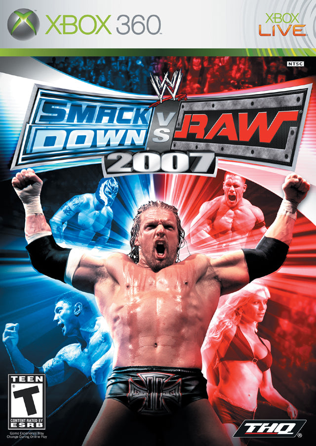 WWE SmackDown vs. Raw 2007 - Xbox 360 [Pre-Owned] Video Games THQ   