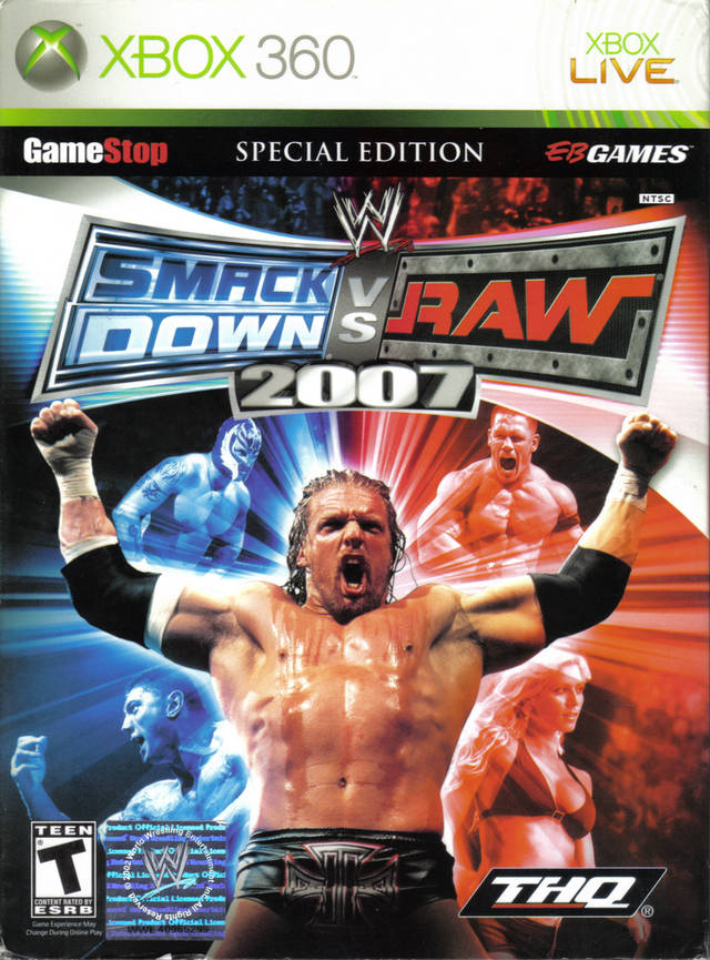 WWE SmackDown vs. Raw 2007 (Special Edition) - Xbox 360 Video Games THQ   