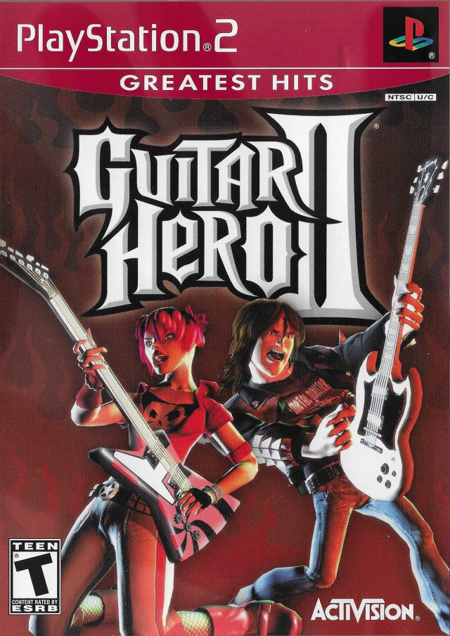 Guitar Hero II (Greatest Hits) - (PS2) PlayStation 2 [Pre-Owned] Video Games RedOctane   