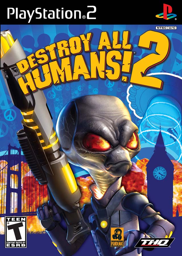 Destroy All Humans! 2 - (PS2) PlayStation 2 [Pre-Owned] Video Games THQ   