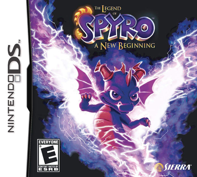 The Legend of Spyro: A New Beginning - Nintendo DS Video Games Sierra Entertainment   