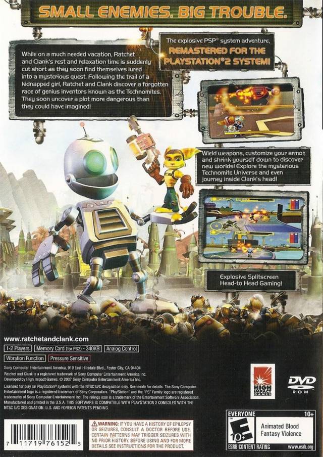 Ratchet & Clank: Size Matters - (PS2) PlayStation 2 [Pre-Owned] Video Games SCEA   