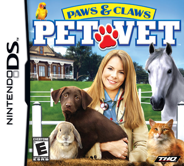 Paws & Claws Pet Vet - Nintendo DS Video Games ValuSoft   