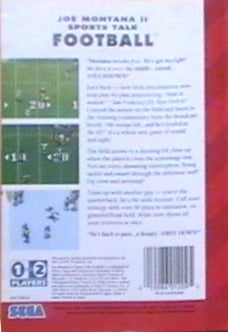 Joe Montana II: Sports Talk Football (Sega Classic) - (SG) SEGA Genesis [Pre-Owned] Video Games Sega   
