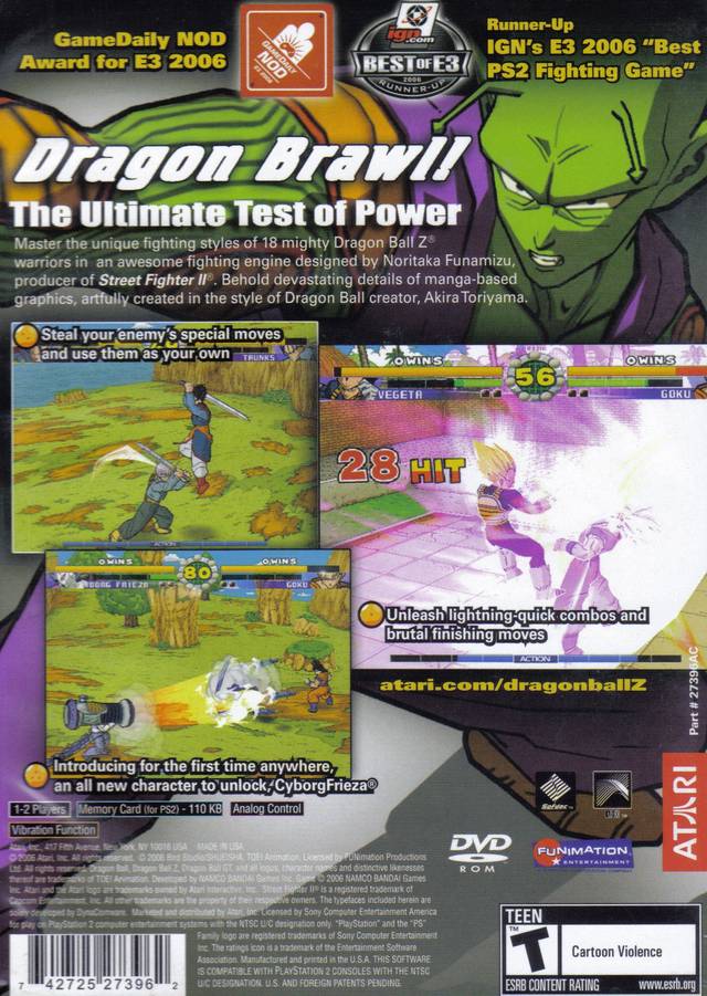 Super Dragon Ball Z - (PS2) PlayStation 2 Video Games Atari SA   